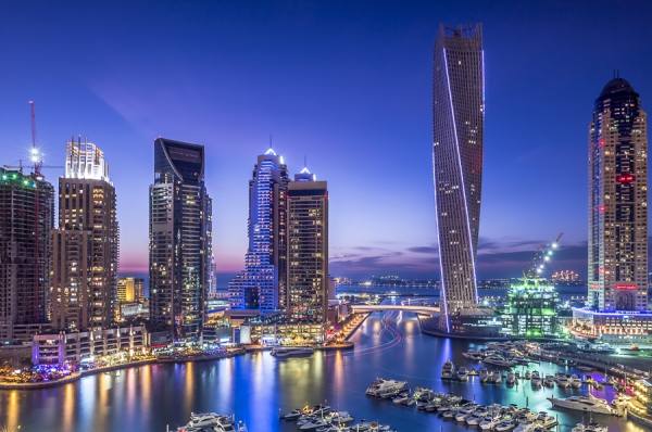 Photograph Vinaya Mohan Dubai Marina on One Eyeland